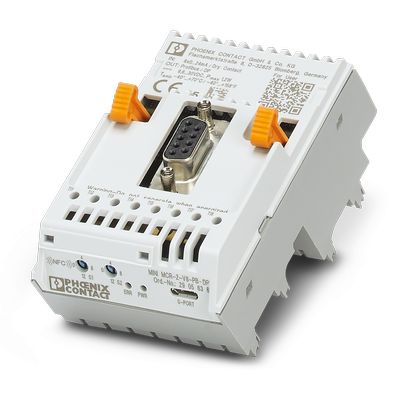 Phoenix Contact Signal Conditioner Gateway; MINI MCR-2-V8-PB-DP; for up to 8 MINI Analog Pro modules; PROFIBUS-DP; 12 - 24VDC